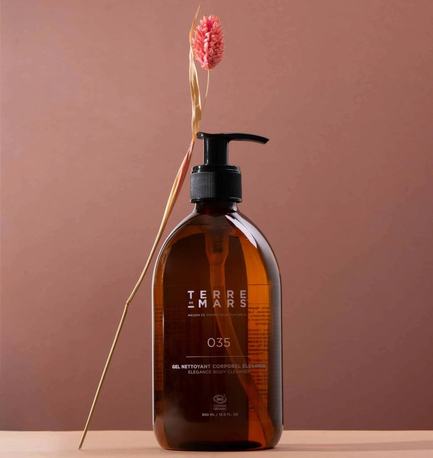 035 Gel Nettoyant Corporel Elégance 500 ml Terre de Mars - Bewell