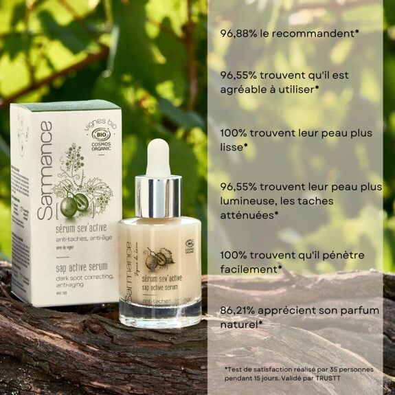 Sérum Sev' Active anti-taches, anti-âge Bio - Bewell