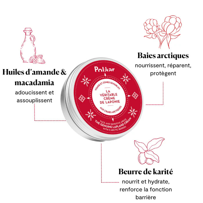 La Véritable Crème de Laponie aux 3 Baies Arctiques 50ml Visage - Bewell