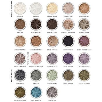 Ombre à paupières minérale Lily Lolo Khaki Sparkle - Bewell