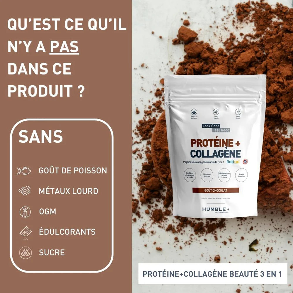 Collagène Marin Neutre en Poudre Humble+, Compléments alimentaires - Bewell - Bewell