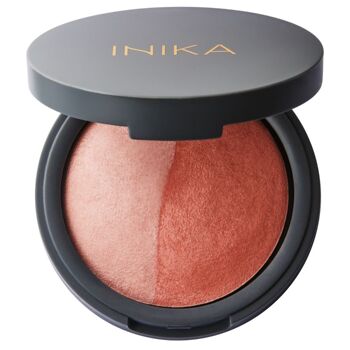 INIKA Duo Blush Biologique Certifié - Pêche Brûlée 6.5g - Bewell