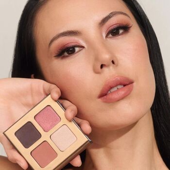 INIKA Palette de fards à paupières quadruple bio Fleurs 5g - Bewell