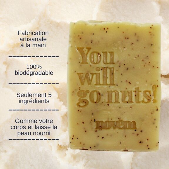 Le Pain de noix - Savon solide exfoliant corps - Bewell