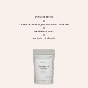 Ambunu - Herbe démêlante naturelle - 50G - Bewell