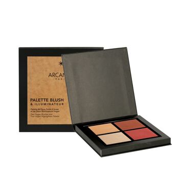 Palette blush illuminateur lab vegetal 001 les essentiels - Bewell