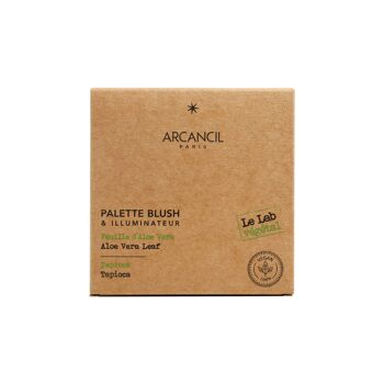 Palette blush illuminateur lab vegetal 001 les essentiels - Bewell