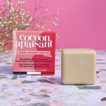 Soin lavant visage - Peaux sèches et sensibles - Cocoon apaisant - Bewell