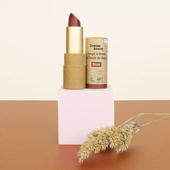 Rouge à lèvres bio à l'huile de ricin - Brun - V1 - Bewell