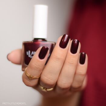 Vernis à ongles rouge noir nacré - SCALA - Bewell