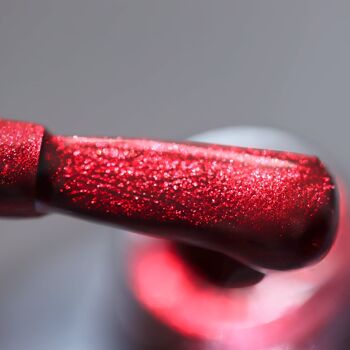 Vernis à ongles rouge noir nacré - SCALA - Bewell
