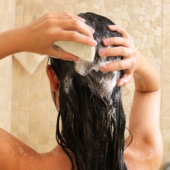 Shampoing solide bio à l'huile de noisette (tous types de cheveux) - Bewell