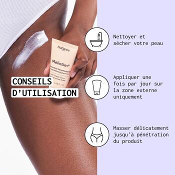 Melintim Crème Multi-Réconfortante Zones Intimes Externes 75 mL - Bewell