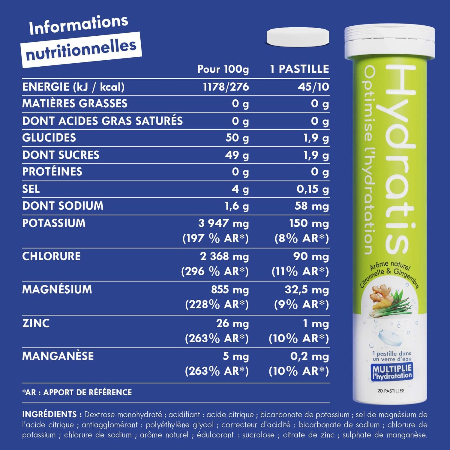 Hydratis Citronnelle Gingembre - Bewell