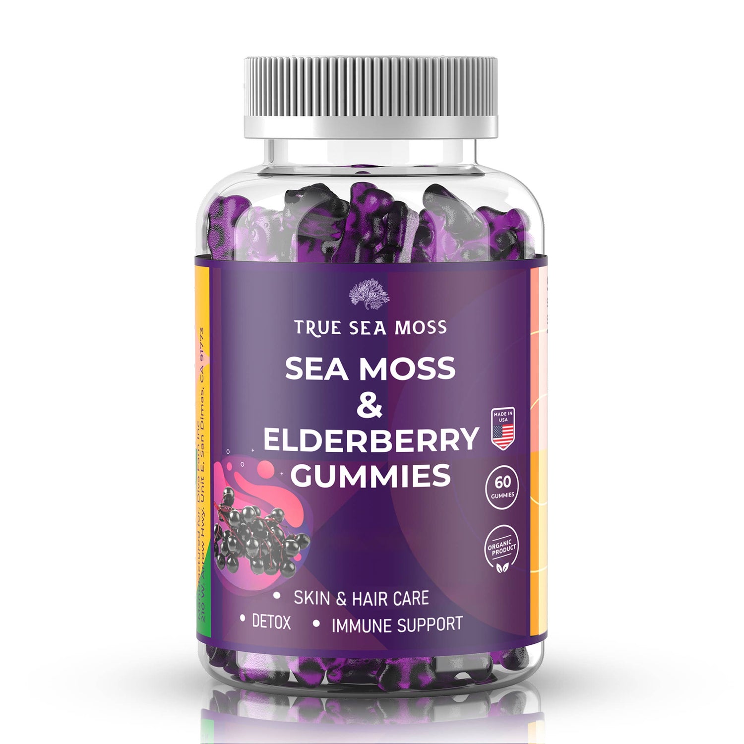 Gummies à la Mousse de Mer et au Sureau - True Sea Moss - Bewell