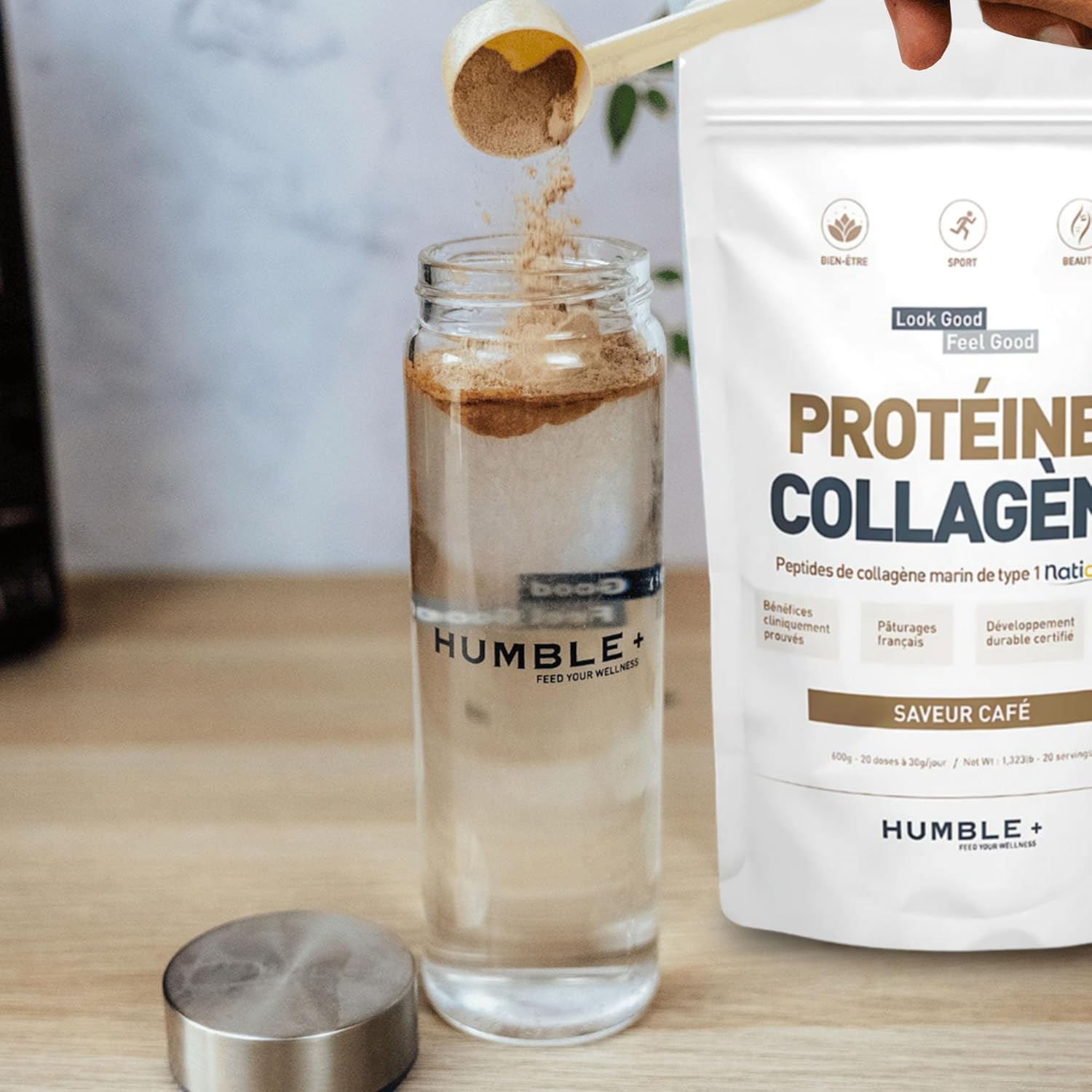 Collagène Marin Neutre en Poudre Humble+, Compléments alimentaires - Bewell - Bewell