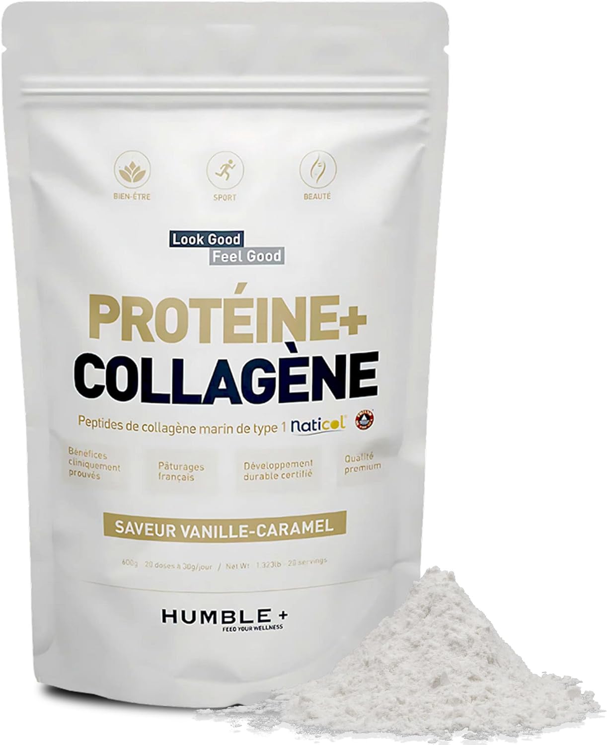 Collagène Marin Neutre en Poudre Humble+, Compléments alimentaires - Bewell - Bewell