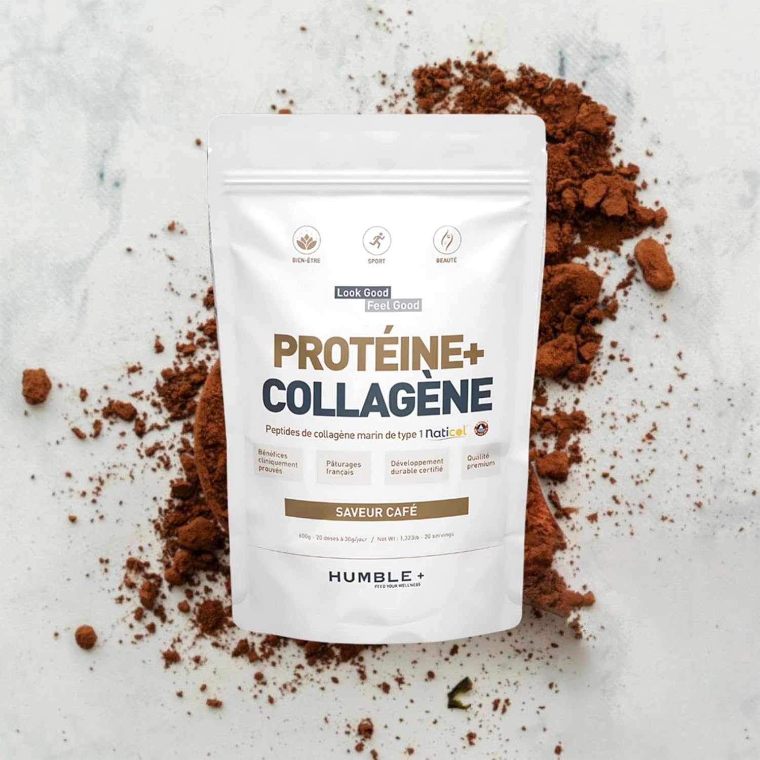 Collagène Marin Neutre en Poudre Humble+, Compléments alimentaires - Bewell - Bewell