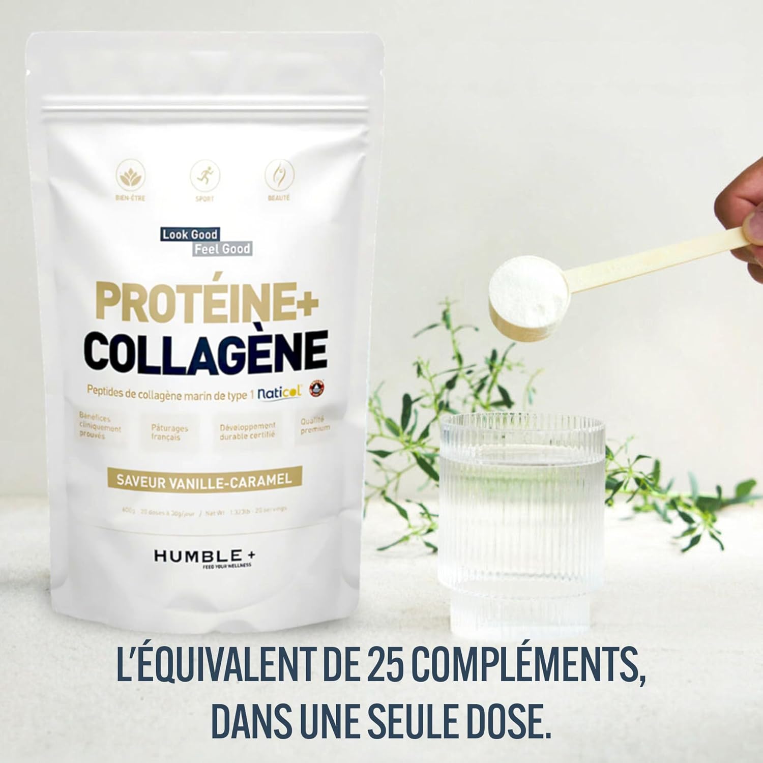 Collagène Marin Neutre en Poudre Humble+, Compléments alimentaires - Bewell - Bewell
