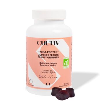 Gummies hydratants HYDRA-PROTECT (goût mûre- cure 1 mois) - Bewell