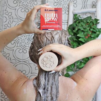 Shampoing solide cheveux normaux - Huile d'Abyssinie - Nutriglow - Bewell