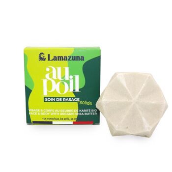 Pain de rasage - Beurre de karité BIO - Thé vert citron - Au Poil - Bewell