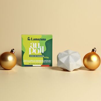 Pain de rasage - Beurre de karité BIO - Thé vert citron - Au Poil - Bewell