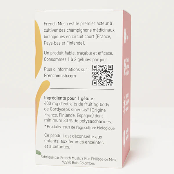 Gélules Extrait Cordyceps French Mush - Bewell