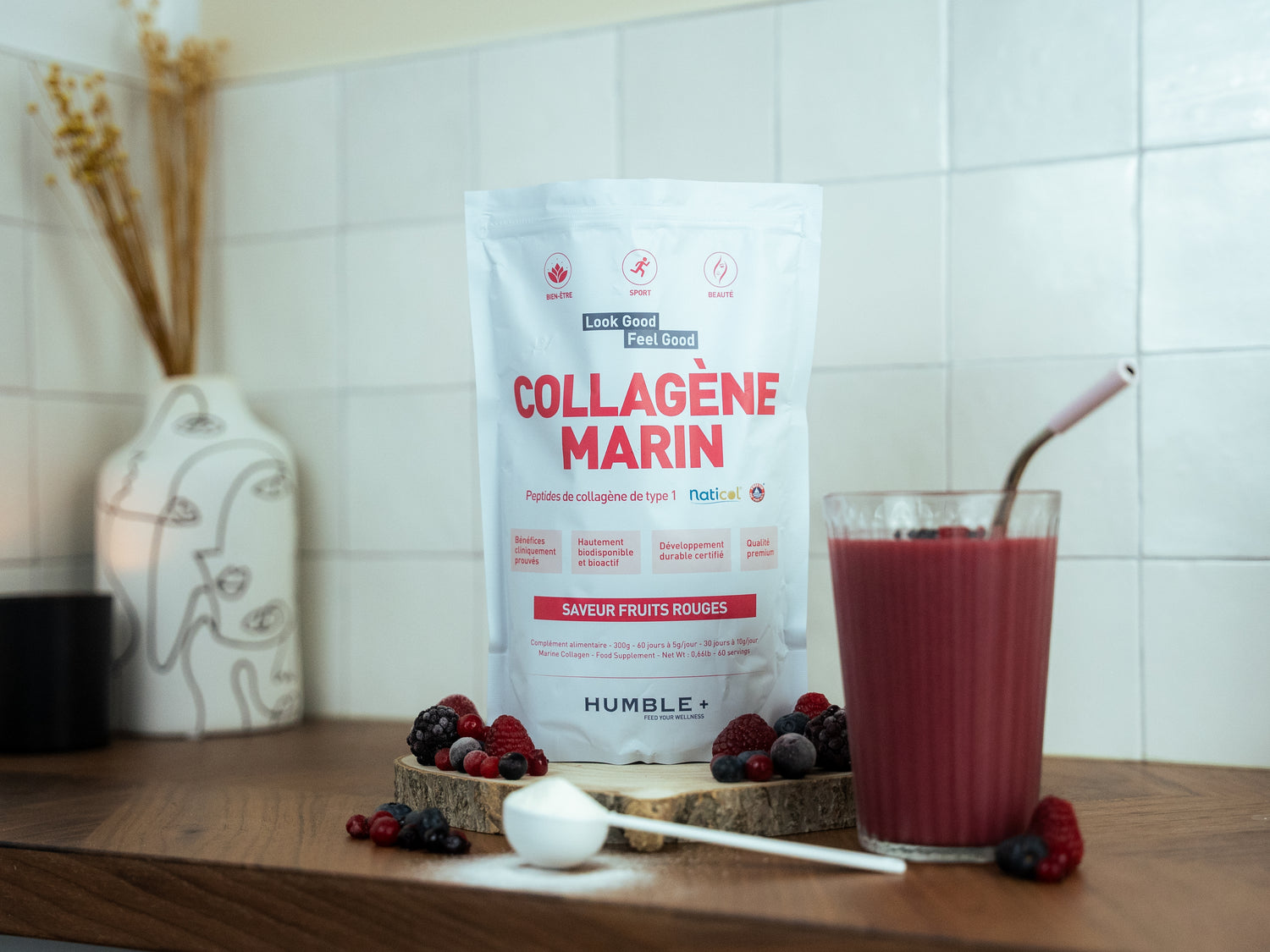 Collagène Marin Neutre en Poudre Humble+, Compléments alimentaires - Bewell - Bewell