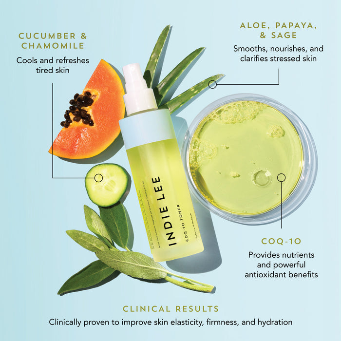 COQ-10 Toner - Lotion tonique Coenzyme Q10 Indie Lee - Bewell