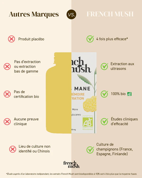 Poudre de Lion's Mane French Mush - Bewell