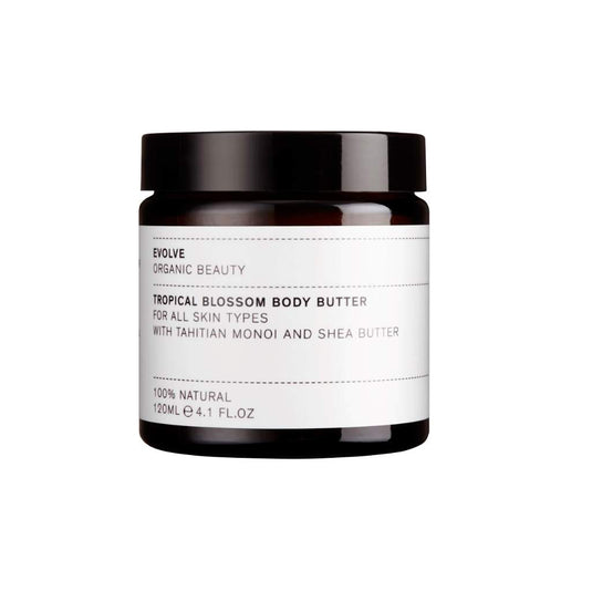 EVOLVE Tropical Blossom Organic Body Butter 120ml- Beurre corporel bio fleurs tropicales - Bewell