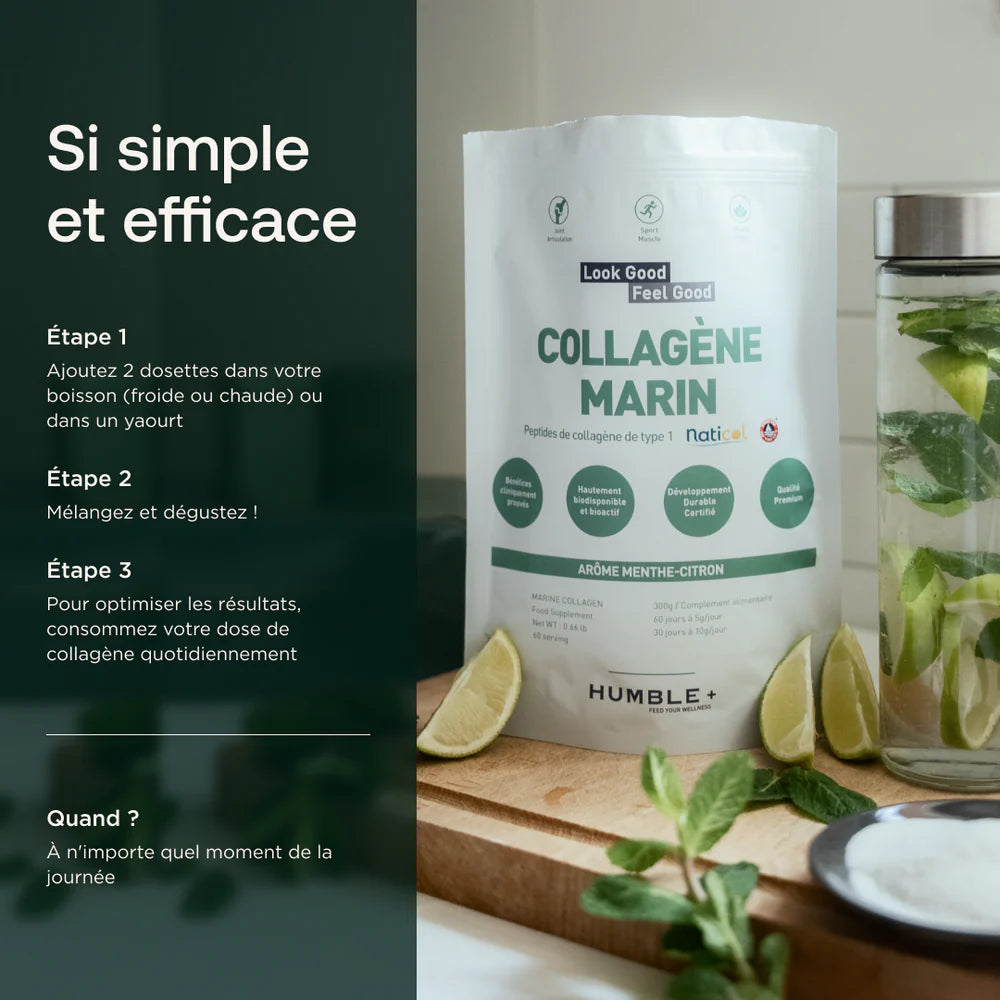 Collagène Marin Neutre en Poudre Humble+, Compléments alimentaires - Bewell - Bewell