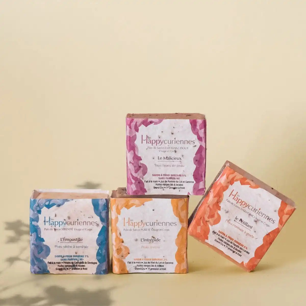 Coffret de 4 savons Les Happycuriennes - Bewell