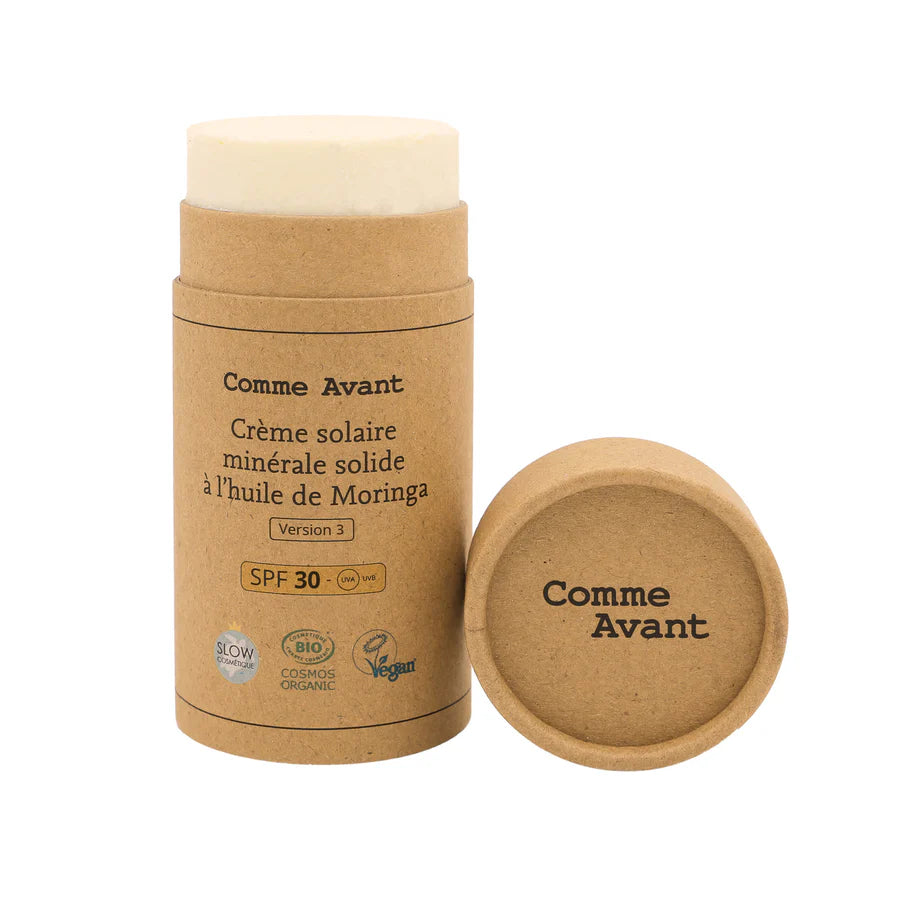 Crème solaire minérale SPF30 à l'huile de Moringa - V3 - Bewell