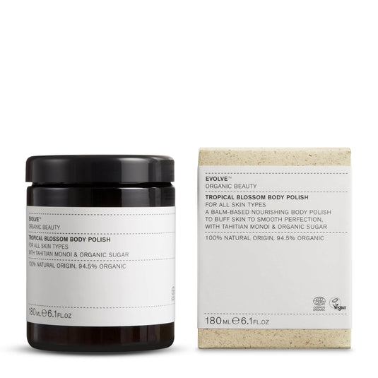 EVOLVE Tropical Blossom Body Polish 180ml - Exfoliant corporel aux fleurs tropicales - Bewell