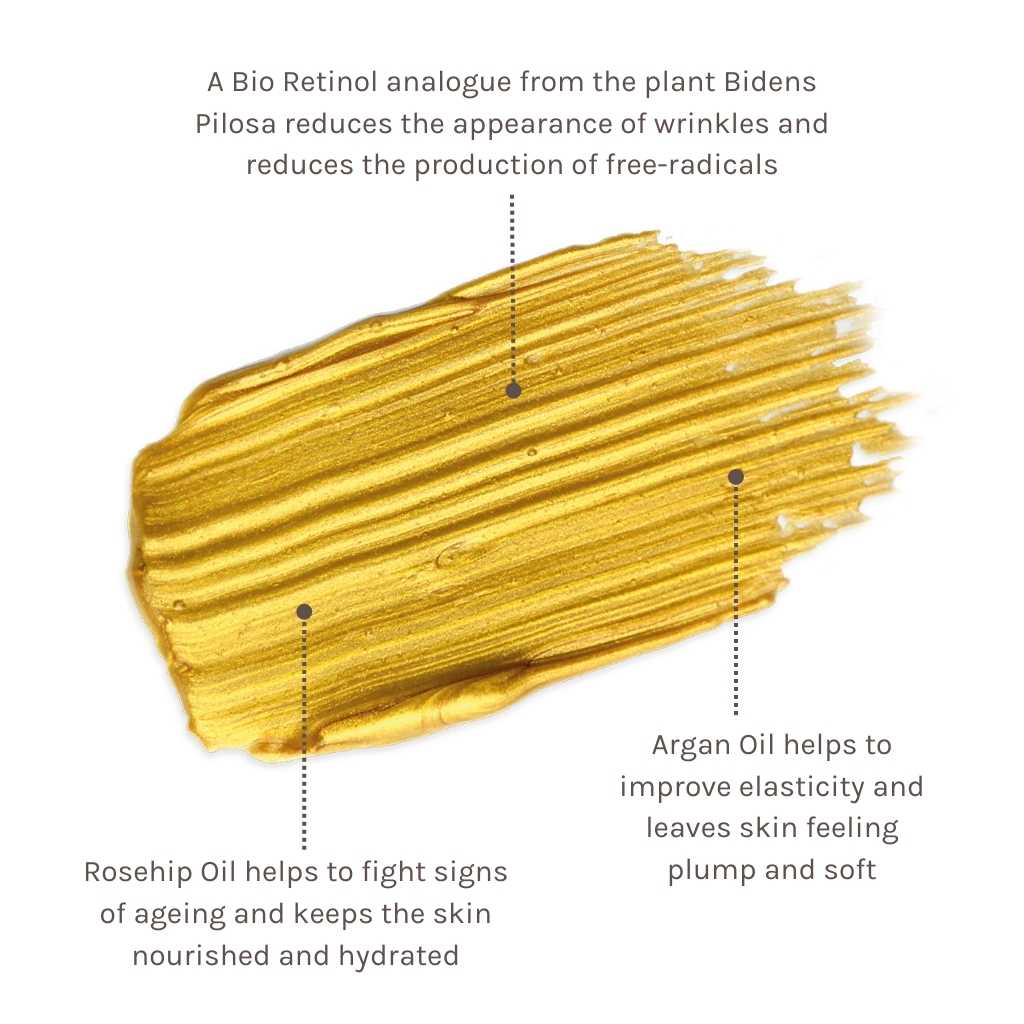 EVOLVE Bio-Retinol Gold Face Mask 60ml - Masque Visage Or au Rétinol Bio - Bewell