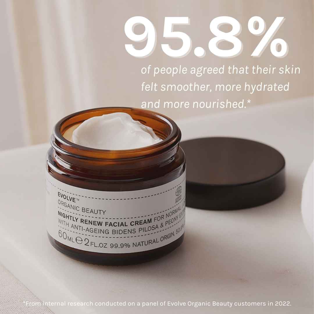 Evolve Nightly Renew Facial Cream 60ml - Crème de nuit pour le visage - Bewell