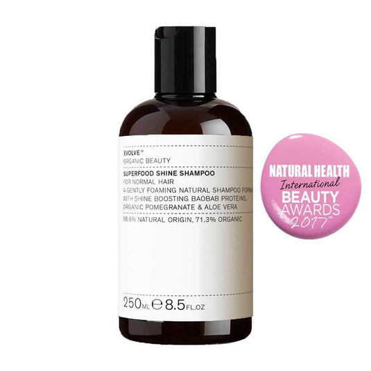 EVOLVE Superfood Shine Natural Shampoo 250ml - Bewell