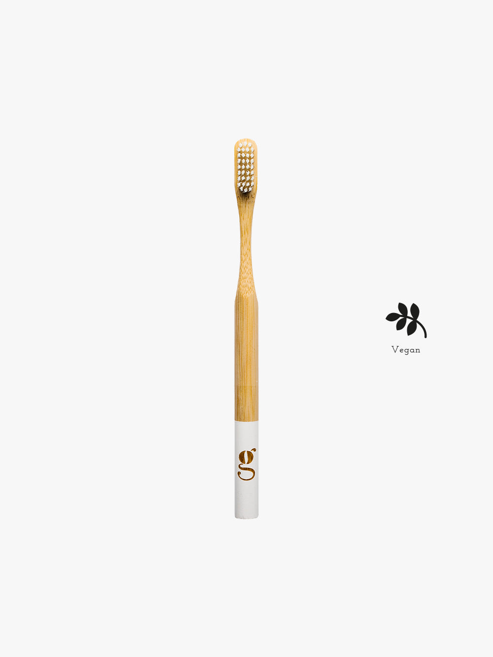 Grums Brosse à Dents en Bambou Blanc - Bewell