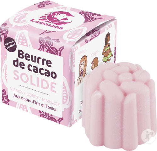Burro di cacao solido biologico - Iris e tonka fagioli