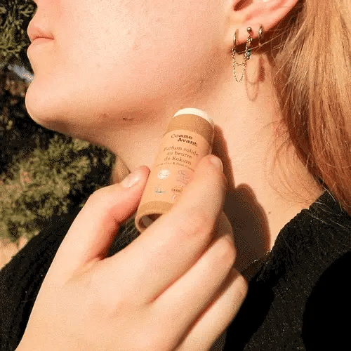 Parfum solide au beurre de Kokum - Vanille & Jasmin - V2 - Bewell