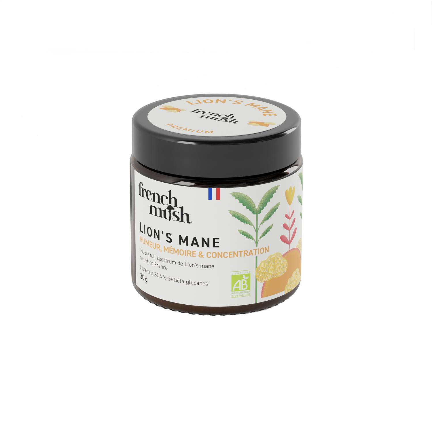 Poudre de Lion's Mane French Mush - Bewell