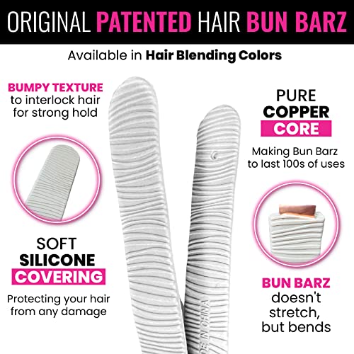 PONY- O BUN BARZ Dark Brown Single - Bewell