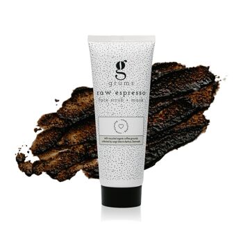 Grums Raw Espresso 2en1 Exfoliant et Masque