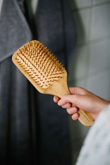 Grums Brosse à Cheveux en Bambou