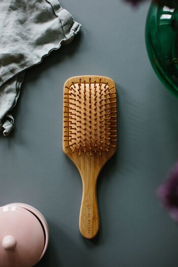 Grums Brosse à Cheveux en Bambou