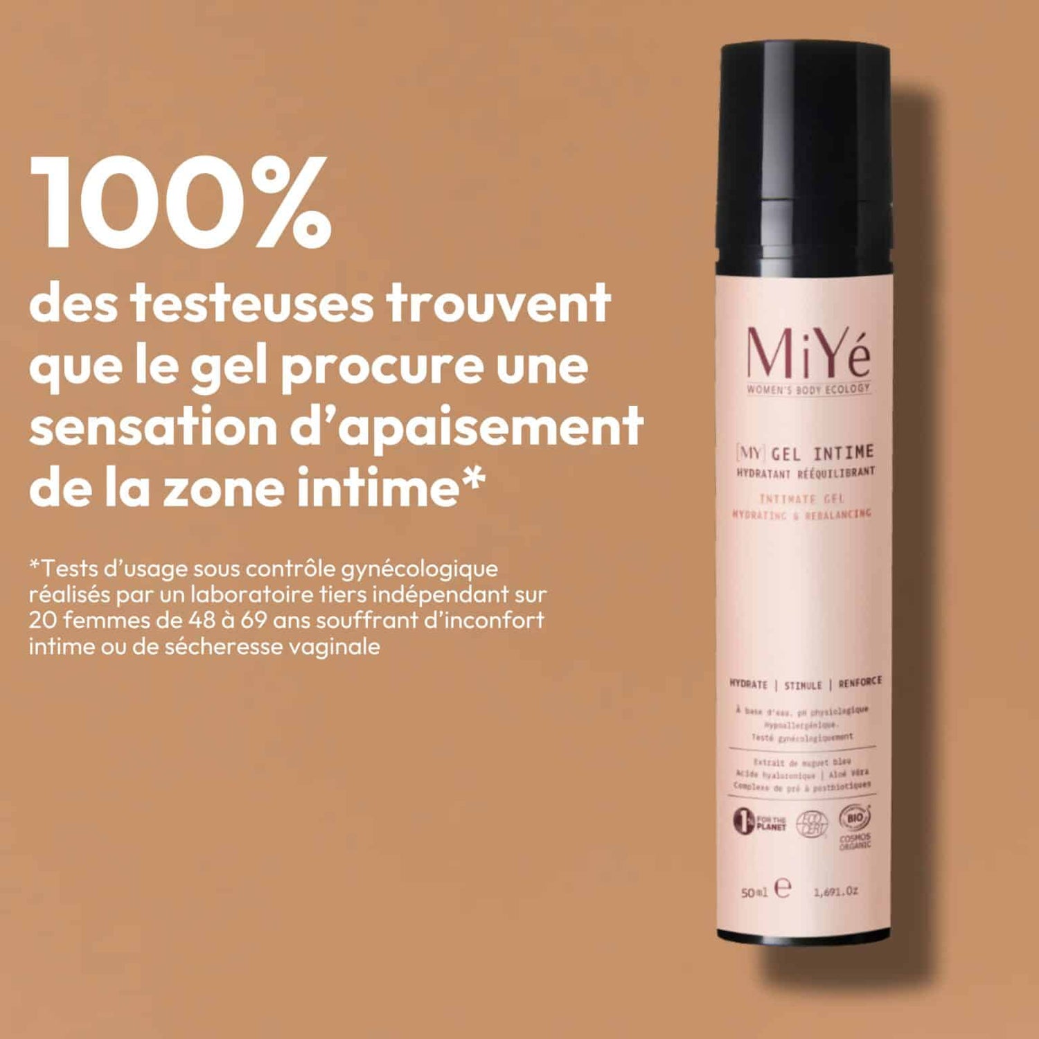 [MY] Gel Intime Hydratant Rééquilibrant Bio 60ml Miyé