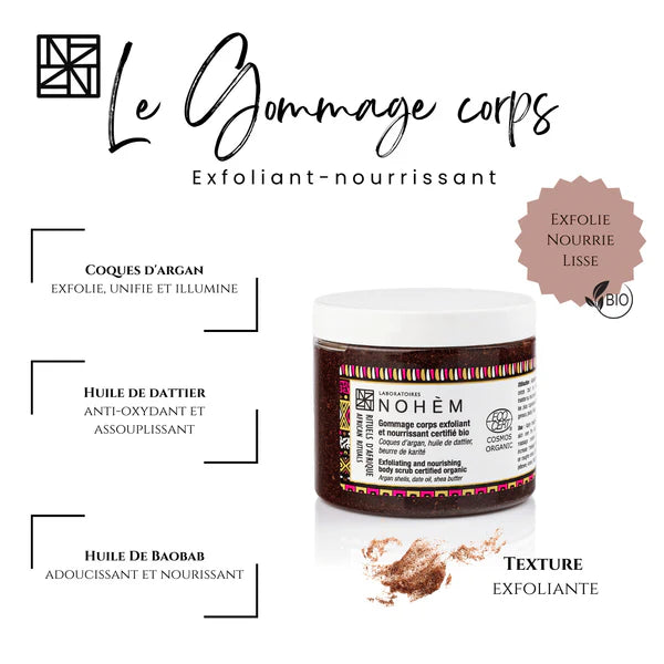 Gommage Corps Exfoliant et Nourrissant