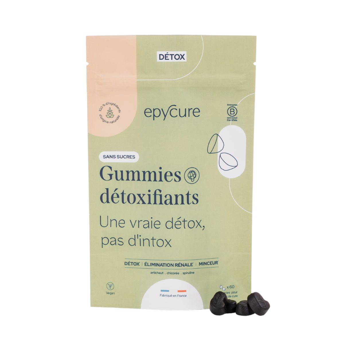 Gummies Détoxifiants Sans Sucre Epycure